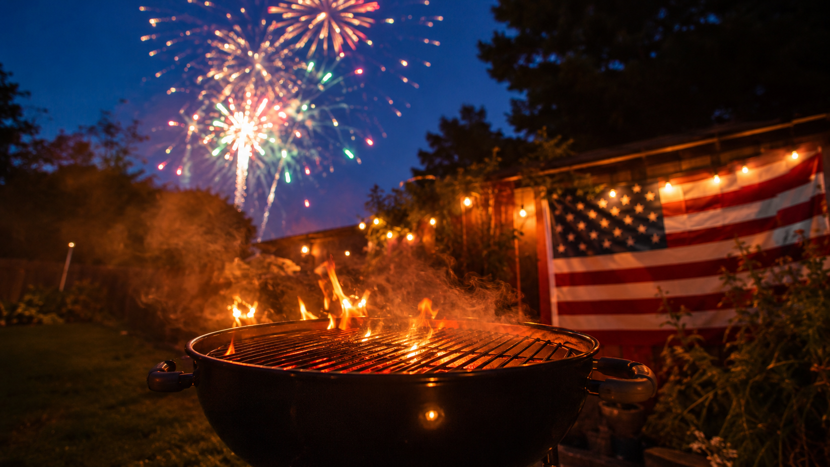 4th of July and end of summer backyard cookout