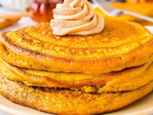 Homemade Fall Pumpkin Pancakes